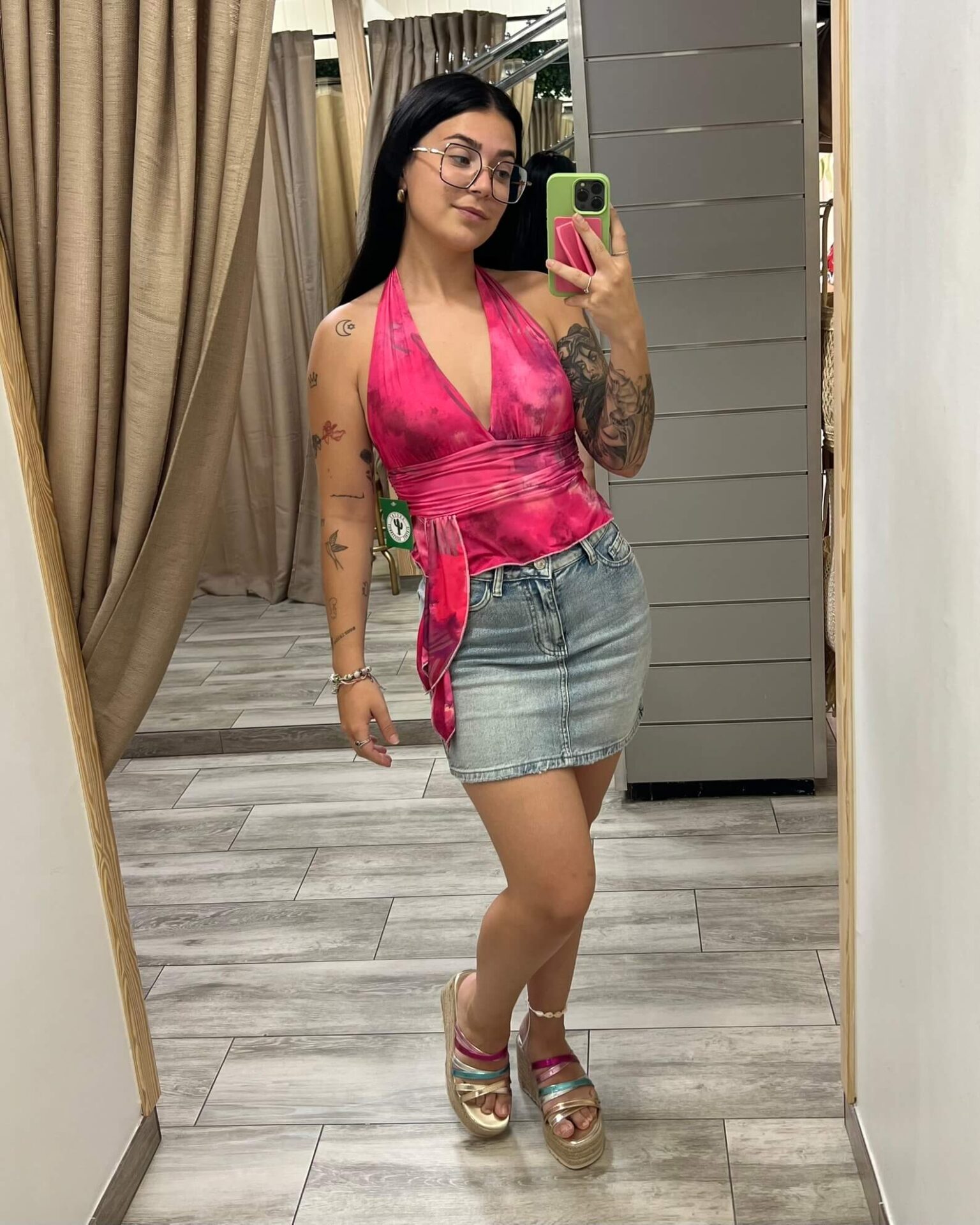 Falda mini vaquera - Imagen 2