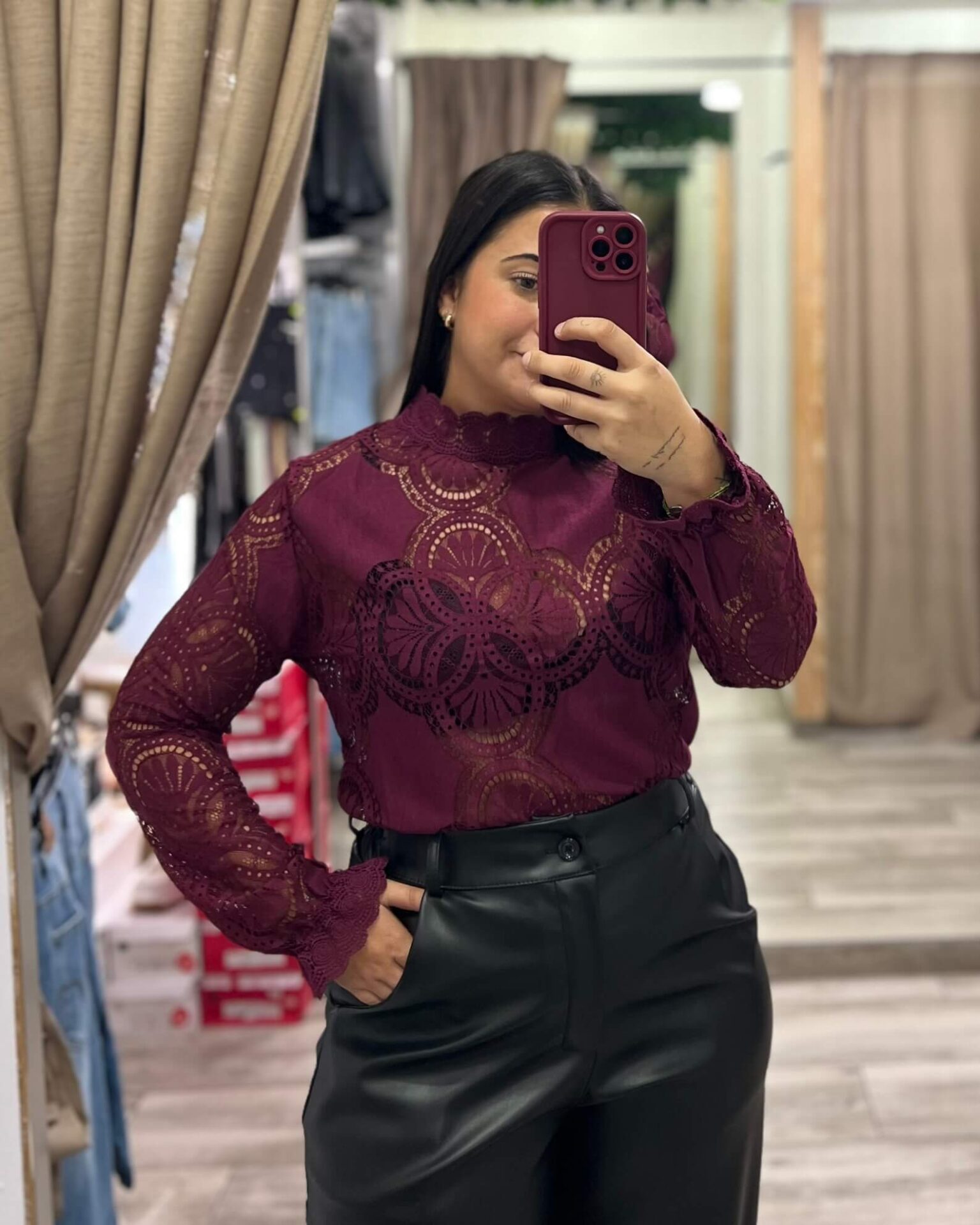 Camiseta Encaje