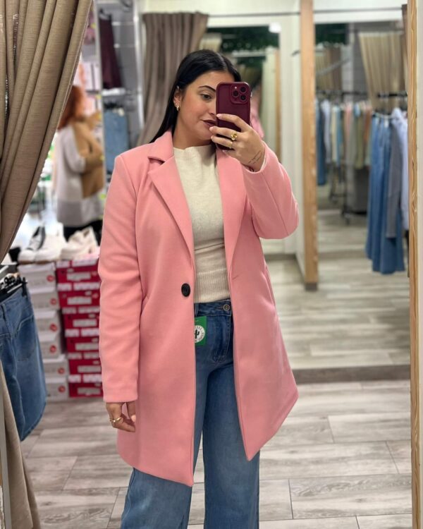 Abrigo Paño Rosa